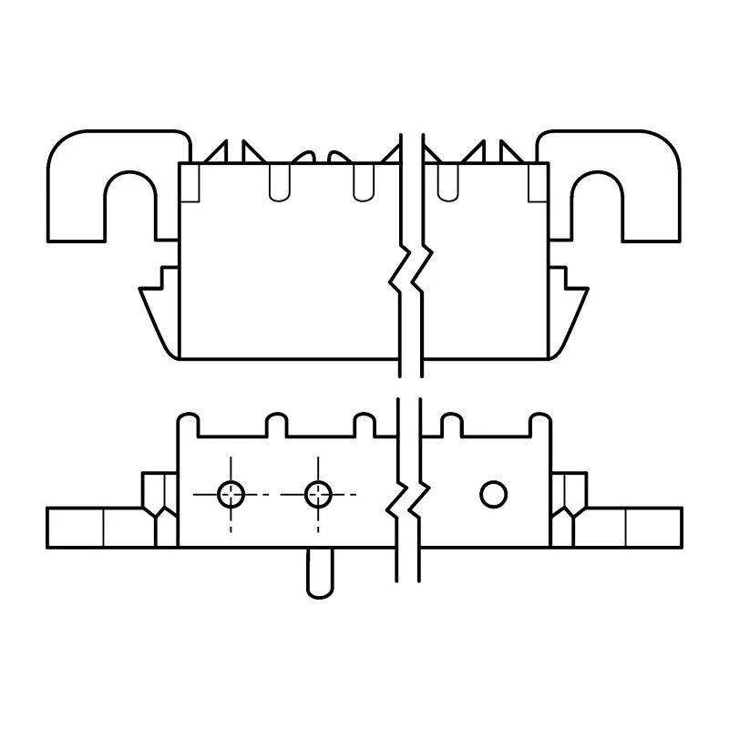TE Connectivity Universal MATE-N-LOK Series Right Angle Through Hole PCB Header, 2 Contacts, 6.35 mm Pitch, 1 1-350942-0