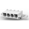 TE Connectivity Universal MATE-N-LOK Series Right Angle Through Hole PCB Header 4 Contact 6.35 mm Pitch 1 Row 1-350944-0