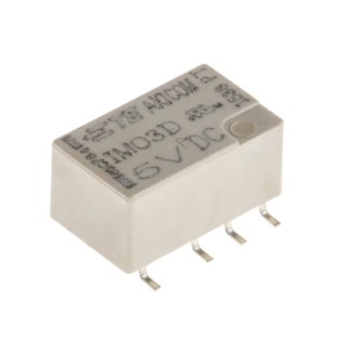 TE Connectivity PCB Power Relay 5V DC Coil 5A Switching Current DPDT 9-1462038-9 IM03DGR