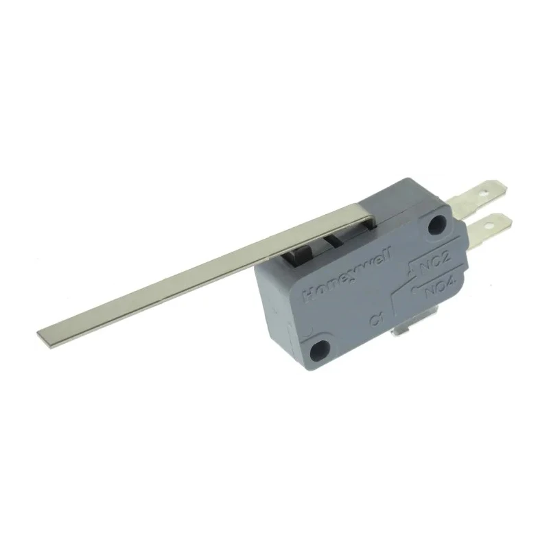 Honeywell Technologies Micro Switch with Long Leaf Lever Actuator, Tab Terminal, 16A, 250 V AC, SPDT Contact V15T16-EZ100A03
