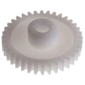 RS PRO Polyoxymethylene 36 Teeth Spur Gear, 1 Module, 6mm Bore, 36 mm Pitch Diameter, 14 mm Hub Diameter 521-7578