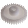 RS PRO Polyoxymethylene 36 Teeth Spur Gear, 1 Module, 6mm Bore, 36 mm Pitch Diameter, 14 mm Hub Diameter 521-7578