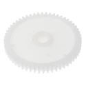 RS PRO Polyoxymethylene 56 Teeth Spur Gear, 1 Module, 8mm Bore, 56 mm Pitch Diameter, 18 mm Hub Diameter 521-7635