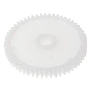 RS PRO Polyoxymethylene 56 Teeth Spur Gear, 1 Module, 8mm Bore, 56 mm Pitch Diameter, 18 mm Hub Diameter 521-7635