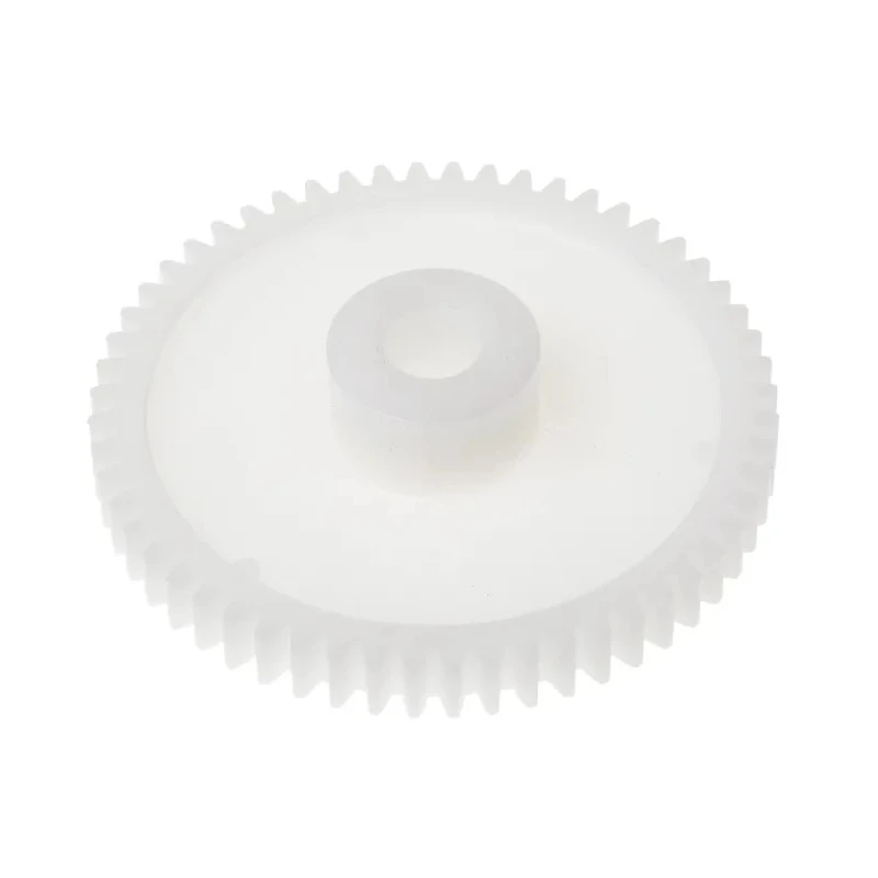 RS PRO Polyoxymethylene 56 Teeth Spur Gear, 1 Module, 8mm Bore, 56 mm Pitch Diameter, 18 mm Hub Diameter 521-7635