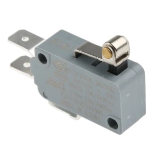 Honeywell Technologies Short Roller Lever Micro Switch, Tab Terminal, 16A, 250V AC, SPDT V15T16-CZ100A05