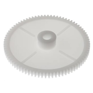RS PRO Polyoxymethylene 80 Teeth Spur Gear, 1 Module, 8mm Bore Diameter, 80mm Pitch Diameter, 18mm Hub Diameter 521-7691