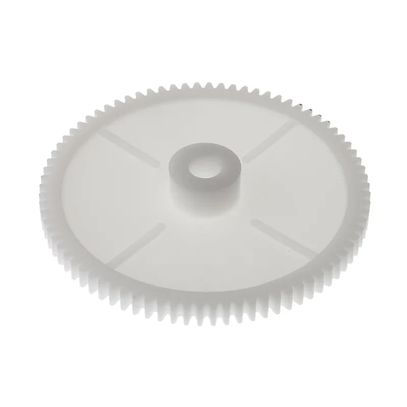 RS PRO Polyoxymethylene 80 Teeth Spur Gear, 1 Module, 8mm Bore Diameter, 80mm Pitch Diameter, 18mm Hub Diameter 521-7691