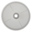 RS PRO Polyoxymethylene 80 Teeth Spur Gear, 1 Module, 8mm Bore Diameter, 80mm Pitch Diameter, 18mm Hub Diameter 521-7691