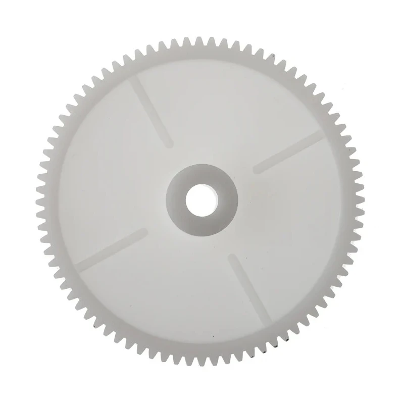 RS PRO Polyoxymethylene 80 Teeth Spur Gear, 1 Module, 8mm Bore Diameter, 80mm Pitch Diameter, 18mm Hub Diameter 521-7691