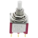 C & K 8020 Series Push Button Switch Momentary Panel Mount DPDT 11.4 x 12.7 mm Cutout with Green Red Yellow LED 8221SHZGE
