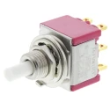 C & K 8020 Series Push Button Switch Momentary Panel Mount DPDT 11.4 x 12.7 mm Cutout with Green Red Yellow LED 8221SHZGE
