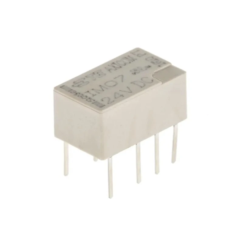 TE Connectivity PCB Mount Signal Relay, 24V DC Coil, 2A Switching Current, DPDT Contact Configuration IM07TS
