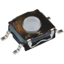 C & K IP67 Black Tactile Switch Button 0.9 mm Actuator, SPST 50mA 24 V dc, Surface Mount KSC222J LFS