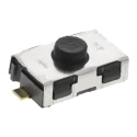 C & K IP50 Black Tactile Switch Button Surface Mount 0.8 mm Actuator Length 50mA 32V dc Momentary KSR214G LFG