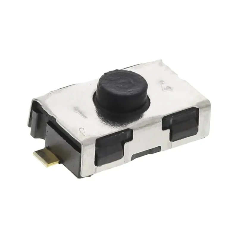 C & K IP50 Black Tactile Switch Button Surface Mount 0.8 mm Actuator Length 50mA 32V dc Momentary KSR214G LFG