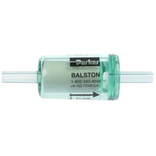 Parker Nylon Disposable In-Line Filter 5.4 SCFM 1/4 in Connection 8.5 bar Max Pressure 110°C Max Temperature 9933-05-BQ