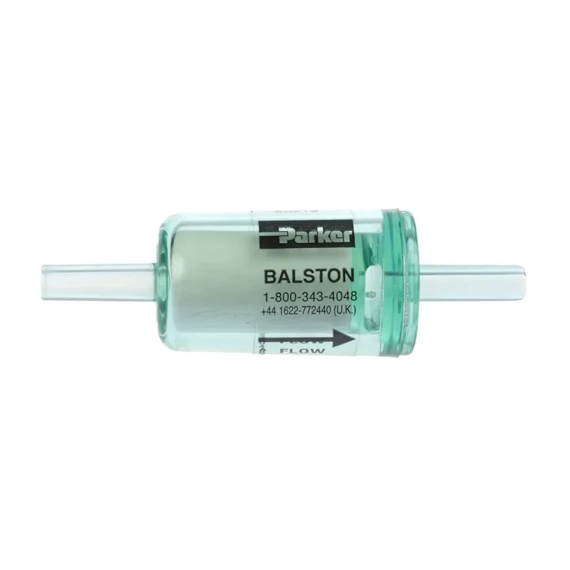 Parker Nylon Disposable In-Line Filter 5.4 SCFM 1/4 in Connection 8.5 bar Max Pressure 110°C Max Temperature 9933-05-BQ