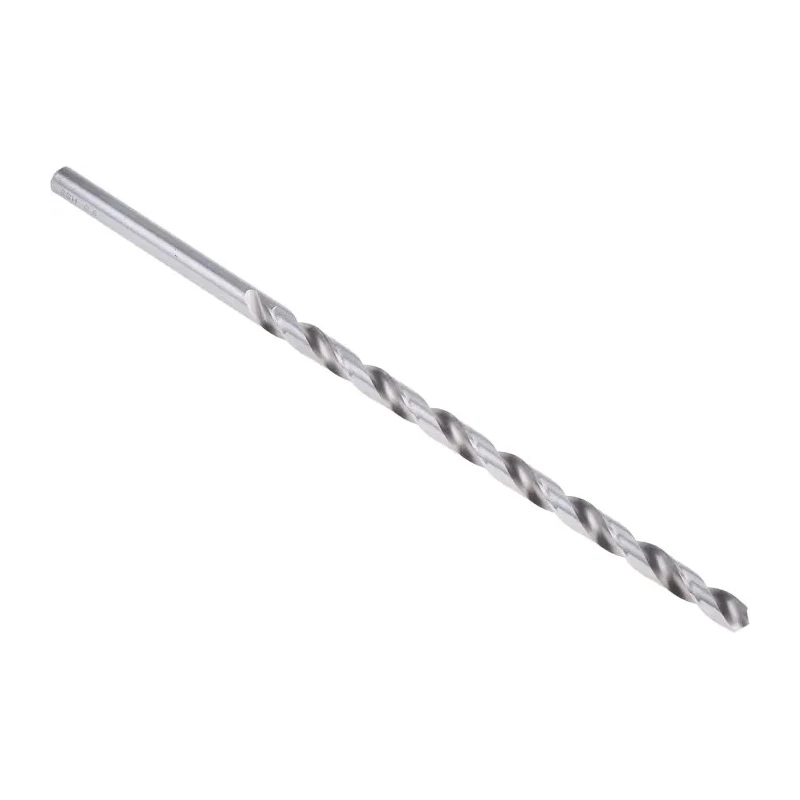 RS PRO High Speed Steel (HSS) 9 mm Diameter Extra Length Twist Drill Bit, Helical 2 Flutes, 250mm Overall Length 522-6847