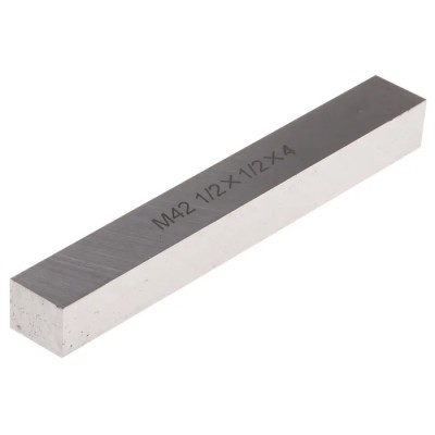 RS PRO Square Tool Bit High-Speed Steel HSS M42 Grade 4in Length 22° Rake Angle 522-7991
