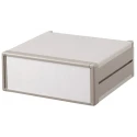Takachi Electric Industrial Light Grey Aluminium Project Box 222 mm Height 430 mm Width 450 mm Length MO222-43-45GS