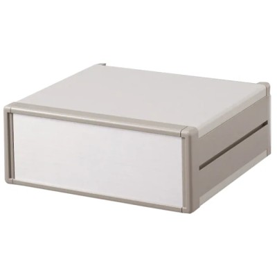Takachi Electric Industrial Light Grey Aluminium Project Box 222 mm Height 430 mm Width 450 mm Length MO222-43-45GS