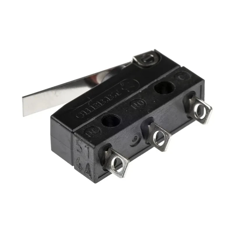 ZF Short Lever Micro Switch Solder Terminal 6A 250V AC SPDT IP6K7 DC1C-A1LB