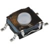 C & K IP67 Black Tactile Switch Button, 0.9 mm Actuator Length, SPST 50mA 24V DC Surface Mount KSC222J LFS