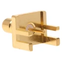 RS PRO Coaxial Connector Panel Mount Female SMB, 50 Ω, Straight Body Solder 526-5814