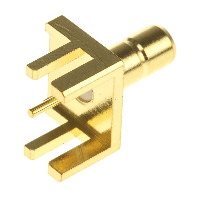RS PRO Coaxial Connector Panel Mount Female SMB, 50 Ω, Straight Body Solder 526-5814