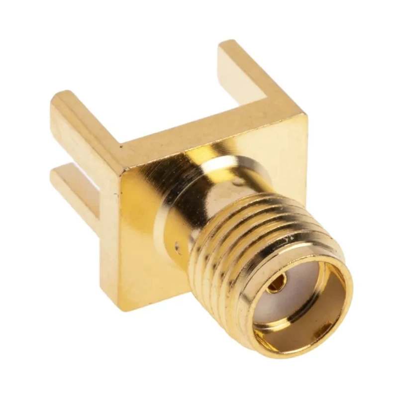 RS PRO SMA Series Coaxial Connector Edge Female SMA, 50 Ω, Straight Body Solder 526-5757