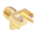 RS PRO SMA Series Coaxial Connector Edge Female SMA, 50 Ω, Straight Body Solder 526-5757