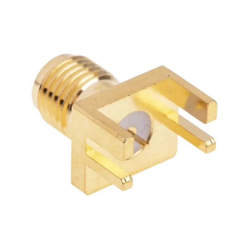 RS PRO SMA Series Coaxial Connector Edge Female SMA, 50 Ω, Straight Body Solder 526-5757