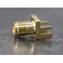 RS PRO SMA Series Coaxial Connector Edge Female SMA, 50 Ω, Straight Body Solder 526-5757
