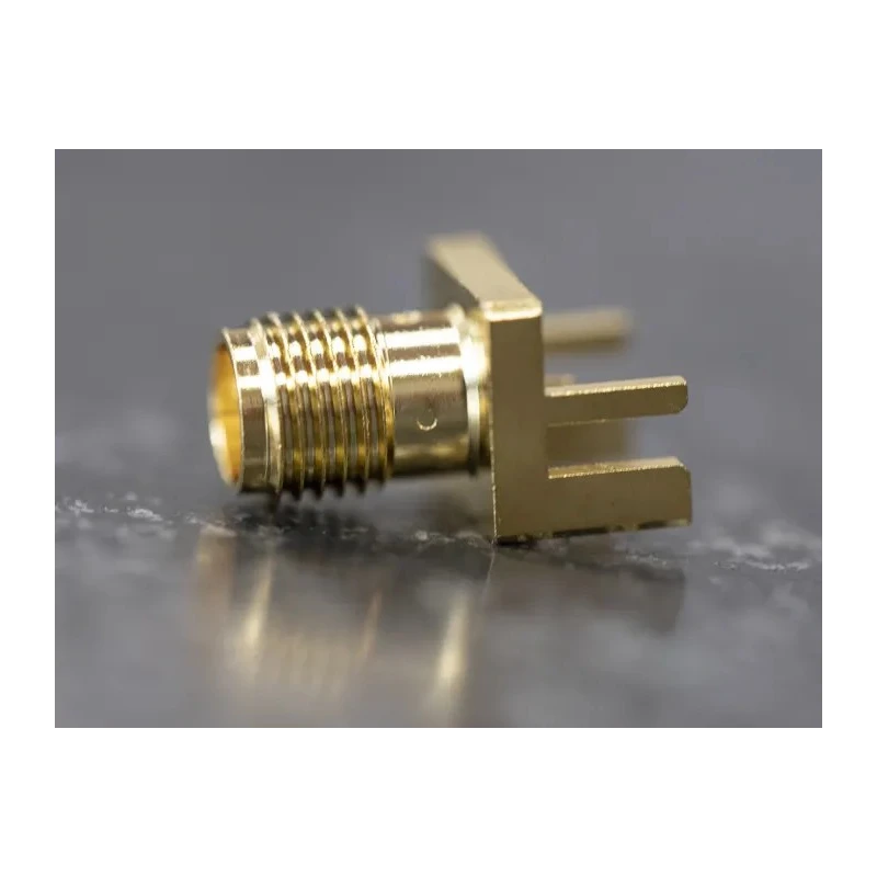 RS PRO SMA Series Coaxial Connector Edge Female SMA, 50 Ω, Straight Body Solder 526-5757
