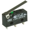 ZF Hinge Lever Micro Switch, Solder Terminal, 100mA, 250 V ac, SPDT Contact Configuration, IP50 DB3C-A1LC