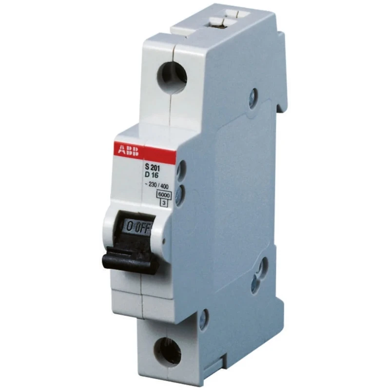 ABB System Pro M Compact Miniature Circuit Breaker 1-Pole 50A Type D 253V AC 72V DC 6kA Breaking 2CDS251001R0501 S201-D50