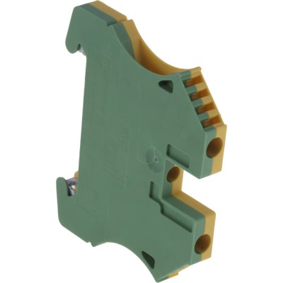 Weidmüller 2-Way WPE 4 Earth Terminal Block 4mm² Wire Size 10AWG 22 AWG Screw Termination Wemid Housing ATEX 1010100000