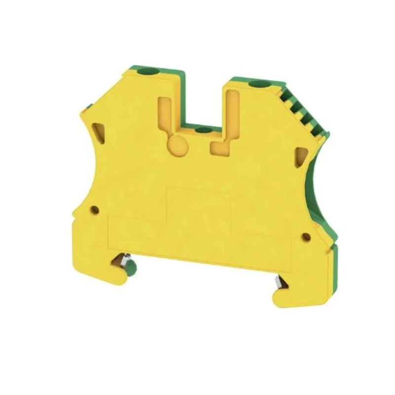 Weidmüller 2-Way WPE 4 Earth Terminal Block 4mm² Wire Size 10AWG 22 AWG Screw Termination Wemid Housing ATEX 1010100000