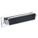 RS PRO 50 Way Straight 2.77 mm Pitch Through Hole D-Sub Connector Female 528-3648