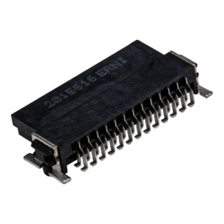 ERNI SMC Series Right Angle Surface PCB Socket 26-Contact 2 Row 1.27 mm Pitch Solder 154741 / 154741-E