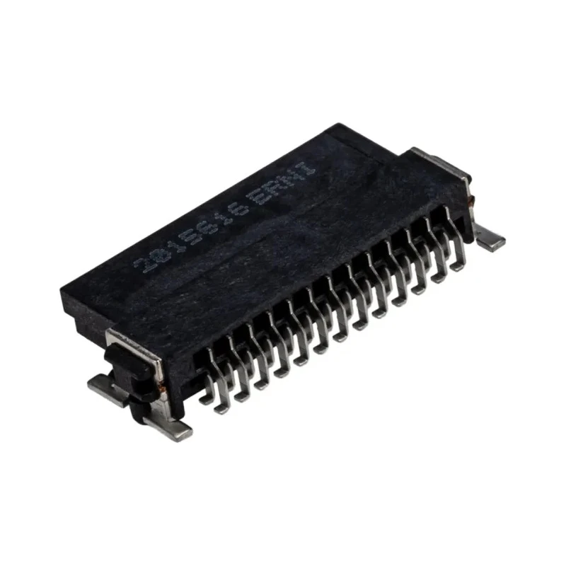 ERNI SMC Series Right Angle Surface PCB Socket 26-Contact 2 Row 1.27 mm Pitch Solder 154741 / 154741-E