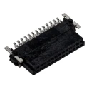 ERNI SMC Series Right Angle Surface PCB Socket 26-Contact 2 Row 1.27 mm Pitch Solder 154741 / 154741-E