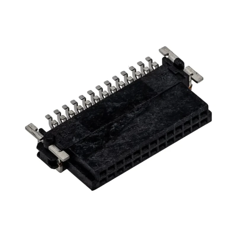 ERNI SMC Series Right Angle Surface PCB Socket 26-Contact 2 Row 1.27 mm Pitch Solder 154741 / 154741-E