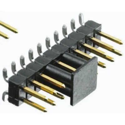 TE Connectivity AMPMODU MOD II Series Straight Surface Pin Header, 16 Contacts, 2.54 mm Pitch, 2 Row, Unshrouded 1241050-8
