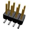 TE Connectivity AMPMODU MOD II Series Straight Surface Pin Header, 8 Contacts, 2.54 mm Pitch, 2 Row, Unshrouded 1241050-4