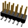 TE Connectivity AMPMODU MOD II Series Straight Surface Pin Header, 12 Contact, 2.54 mm Pitch, 2 Row, Unshrouded 1241050-6