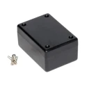 Hammond 1594 Series Black Flame Retardant ABS Enclosure IP54, 28 mm x 81 mm x 56 mm 