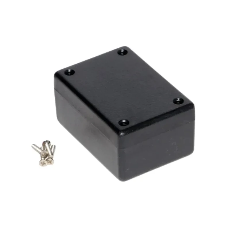 Hammond 1594 Series Black Flame Retardant ABS Enclosure IP54, 28 mm x 81 mm x 56 mm 