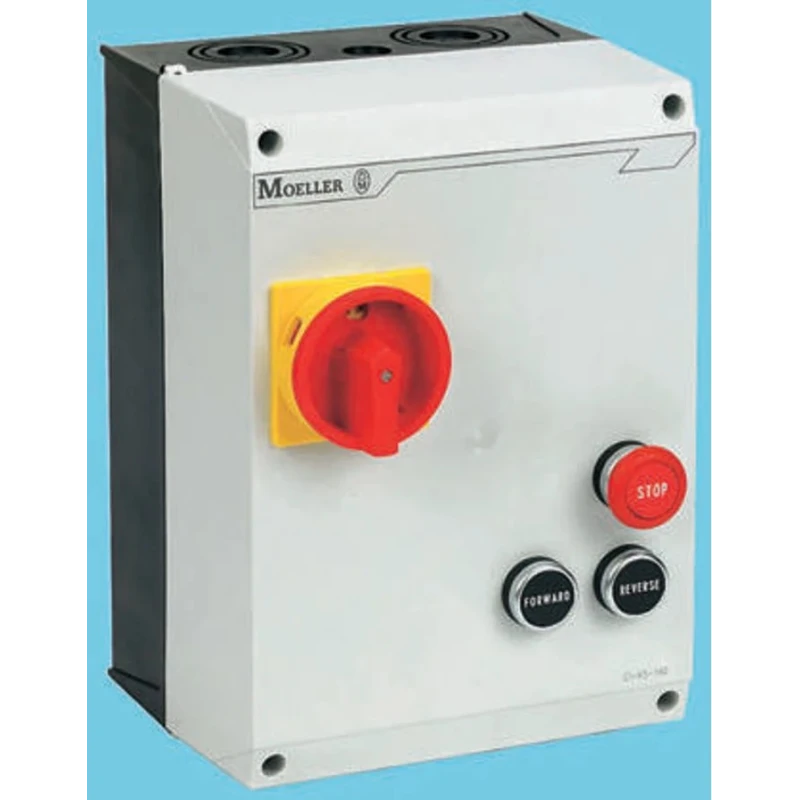 Eaton DOL Starter 3 Phase Surface Mount IP65 Enclosure 4 kW 400V AC XDRP 118537 XDRP4/I(400V50HZ,440V60HZ)